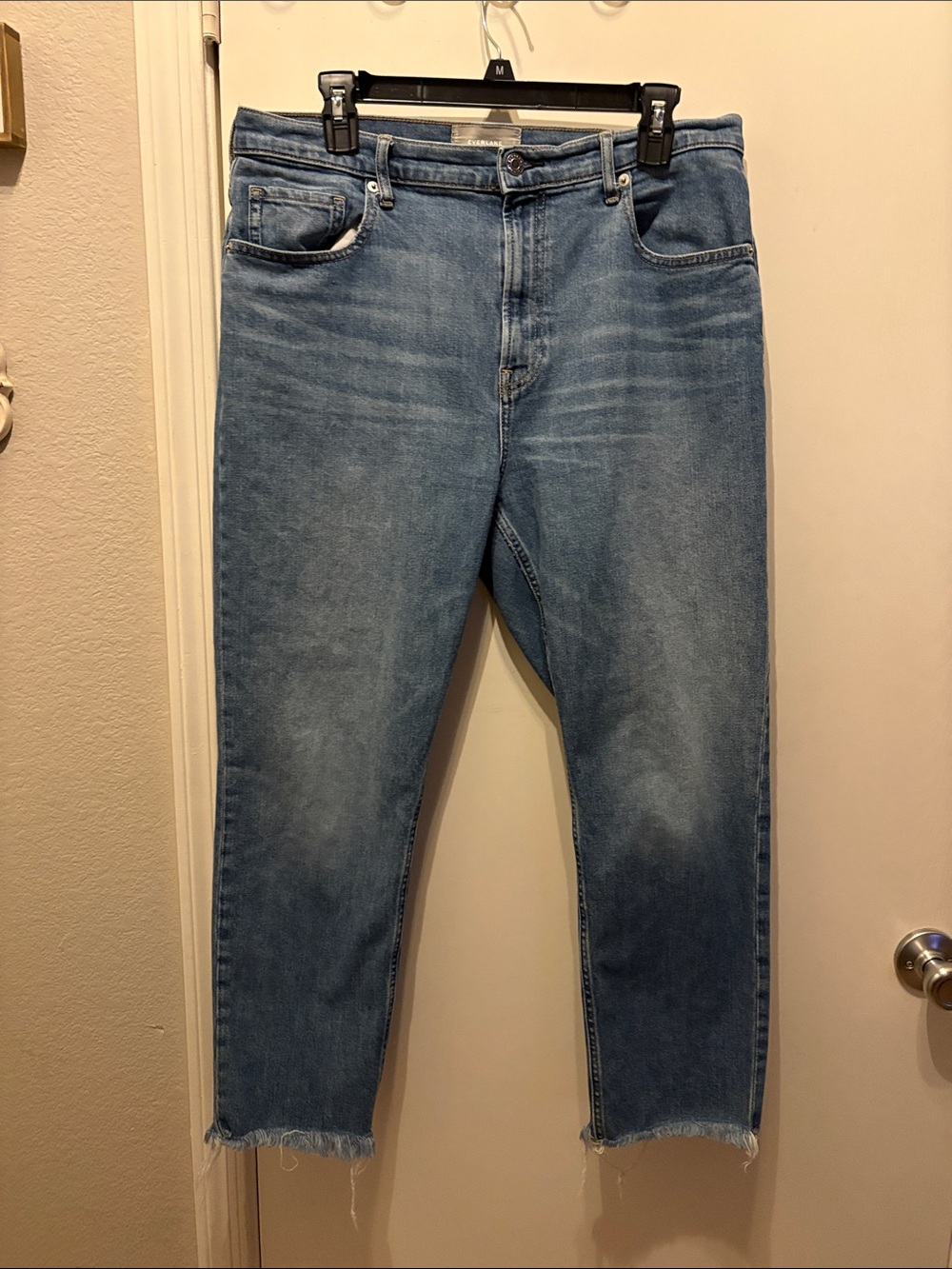 Everlane The Cheeky Jean Women’s Cropped Light Blue Denim Jeans - Size 32